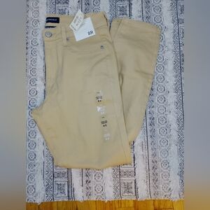 Aero Khaki Color High Rise Jeggings